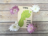 Printed Wooden Plaques  - Printed with Your Own Drawing or Hand & Footprints