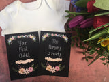 Pregnancy Journey & Reality Cards ® Chalkboard Floral