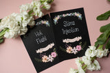 IVF Journey Cards ® Chalkboard Floral