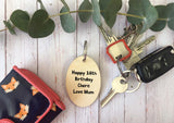 Wooden Keyring - Thanks For Helping Me Shine