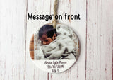 Ceramic Circle Hanging Photo Decoration