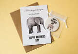 A6 Postcard Print - Mother's Day Elephant