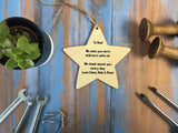 Star Ornament - Dads Are Like Nuts & Bolts