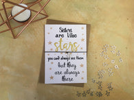 A6 Postcard Print - Sisters Are Like Stars