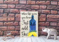 Wooden Print - When Life Gives You Lemons