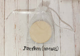 Wooden token - I Love You token (Valentines Hearts)