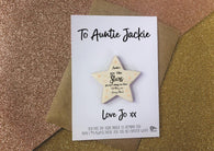 Aunties are like Stars magnet card