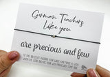 a person holding a card with a message on it