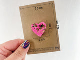 Wildflower seed bomb - Custom wording & heart shaped seed bomb