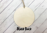 Wooden Circle Hanging Photo Decoration