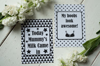 Breastfeeding Journey Cards ® Monochrome