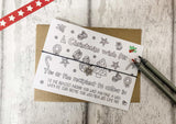 Wish bracelet - Xmas Doodle Wish for an amazing Pre-School Teacher