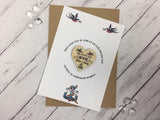 Save the date printed wooden magnets - Swallow Anchor