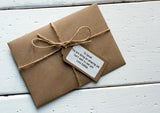 A6 Postcard Print with Wish Bracelet, Badge, Magnet or Keyring - Moon & Stars