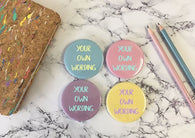 Personalised Badge  Pastel