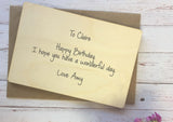 Wooden Wish Bracelet - A Wish for an Amazing Granny