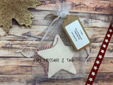 Ceramic Hanging Star Decoration 2021 Xmas rainbow