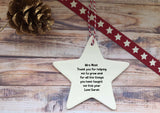 Ceramic Hanging Star - Merry Christmas to an Amazing Mam