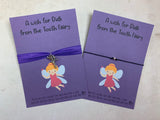 Tooth Fairy Wish Bracelet or Stretch Ribbon Bracelet