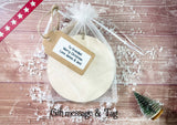 Childminder Christmas Gift, Wooden Lasercut Ornament