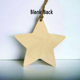 Grandmas are like stars wooden ornament
