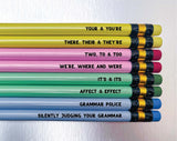 Grammar Pencils - Set of 8 Pastel