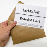 Wish Bracelet for World's Best Grandma