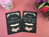 Mummy Journey Cards ® Chalkboard Floral