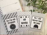 Pregnancy Journey & Reality Cards ® Monochrome