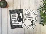 Pregnancy Journey & Reality Cards ® Monochrome