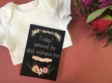 Mummy Journey Cards ® Chalkboard Floral