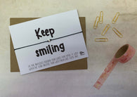 Wish Bracelet - Keep smiling