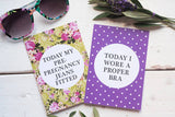 Bright Floral Mummy Journey Cards ®