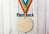 World's Best Childminder printed wooden medal