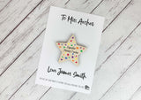 Superstar Nursery Teacher magnet card