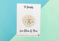 World's best Daddy magnet card